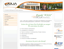 Tablet Screenshot of julia.rp-netzwerk.de